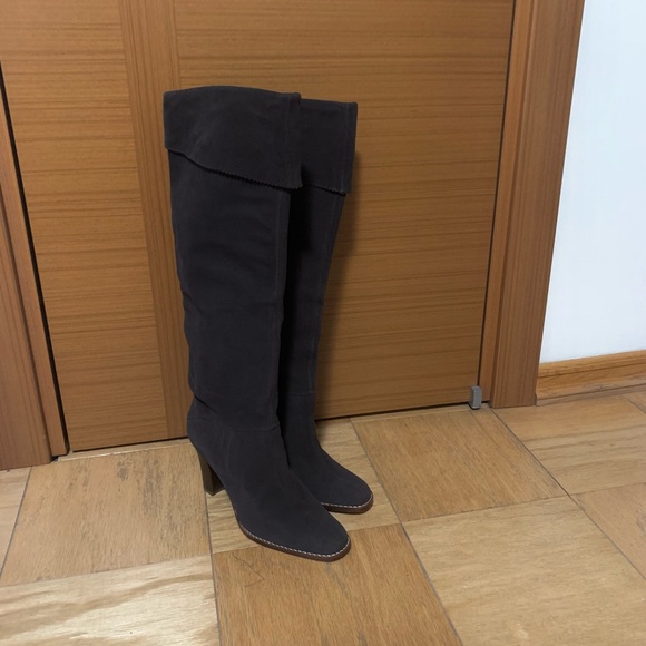 Anne Klein boots from natural suede calf - Picture 4 of 10